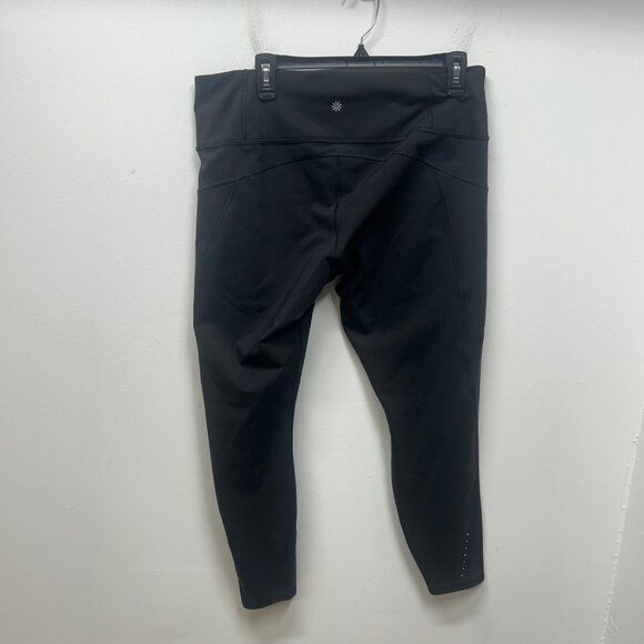 Athleta black rainier tight legging workout outdoor XL - Picture 7 of 10
